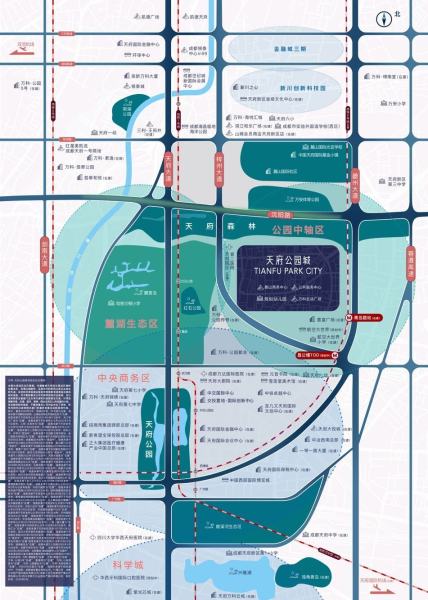 成都万科天府公园城规划图-成都购房网
