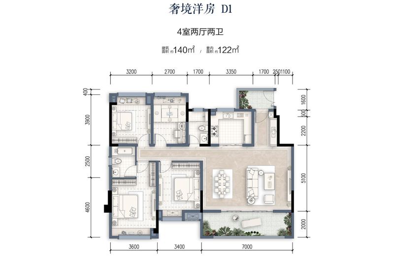 雅居乐滨爵府价格25000元/平米,户型为119平-198平-雅居乐滨爵府楼盘-重庆购房网