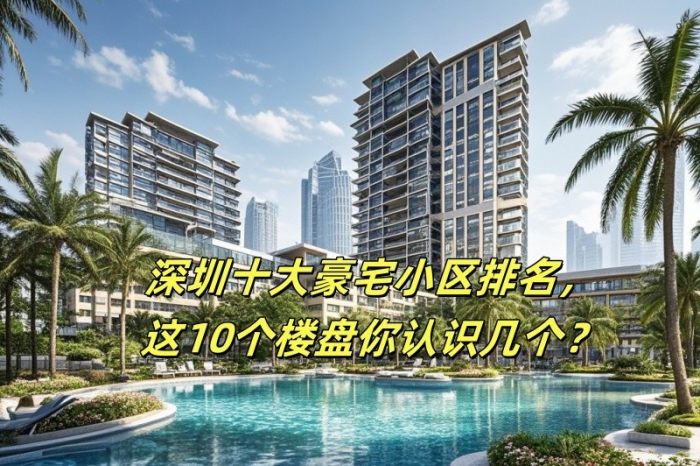 深圳十大豪宅小区排名，这10个楼盘你认识几个？-深圳购房网