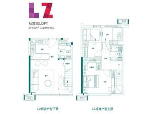 花樣年（軟通）幸福萬象55平米loft公寓價格