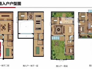 八達嶺孔雀城合院別墅面積多大-花園面積