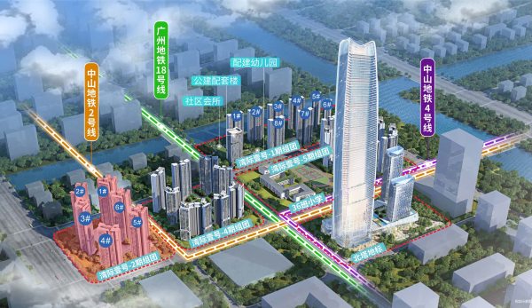 雅居乐湾际壹号楼盘特色普通住宅、地铁沿线、经济住宅、景观居所 -雅居乐湾际壹号楼盘-中山购房网