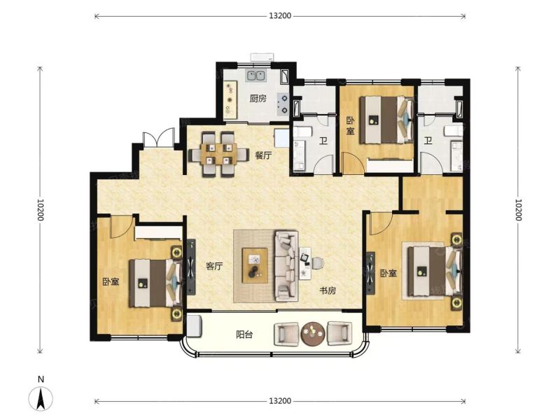 光谷翡丽天玺价格25500元/平米,容积率2.